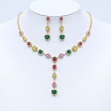 Show details for Inexpensive Gold Plated Luxury 2 Piece Jewelry Set from Reliable Manufacturer