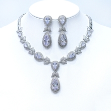 Show details for Copper or Brass White 2 Piece Jewelry Set with Full Guarantee
