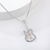 Picture of Unusual 925 Sterling Silver Colorful Pendant Necklace