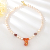 Show details for Sparkly Big Classic Pendant Necklace