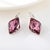 Picture of Purchase Platinum Plated Pink Earrings with Wow Elements