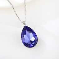 Show details for Medium Swarovski Element Pendant Necklace with Beautiful Craftmanship