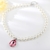 Picture of Distinctive Pink Zinc Alloy Pendant Necklace with Low MOQ