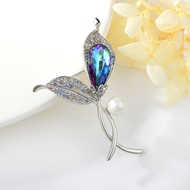 Show details for Best Swarovski Element Zinc Alloy Brooche