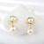 Picture of Copper or Brass Artificial Pearl Dangle Earrings with Full Guarantee