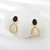 Picture of Designer Gold Plated White Dangle Earrings Online