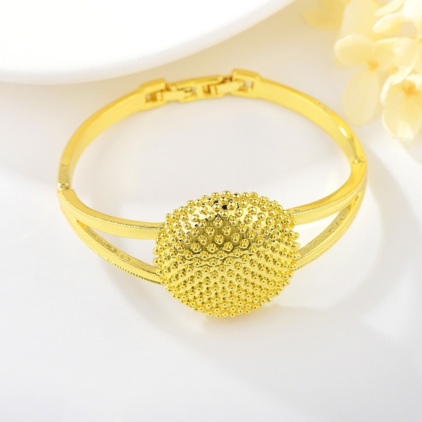 Picture of Great Value Gold Plated Zinc Alloy Fashion Bangle with Full Guarantee