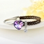 Show details for Eye-Catching Purple Copper or Brass Fashion Bangle with Member Discount