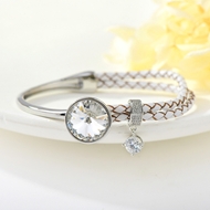 Show details for Distinctive White Ball Fashion Bangle As a Gift
