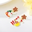 Show details for Unusual Small Cubic Zirconia Dangle Earrings