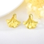 Show details for Stylish Medium Gold Plated Stud Earrings