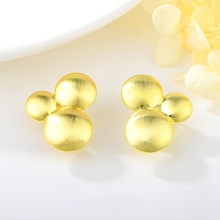 Show details for Eye-Catching Multi-tone Plated Copper or Brass Stud Earrings with Member Discount