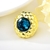 Picture of Attractive Gold Plated Artificial Crystal Ring Wholesale Price