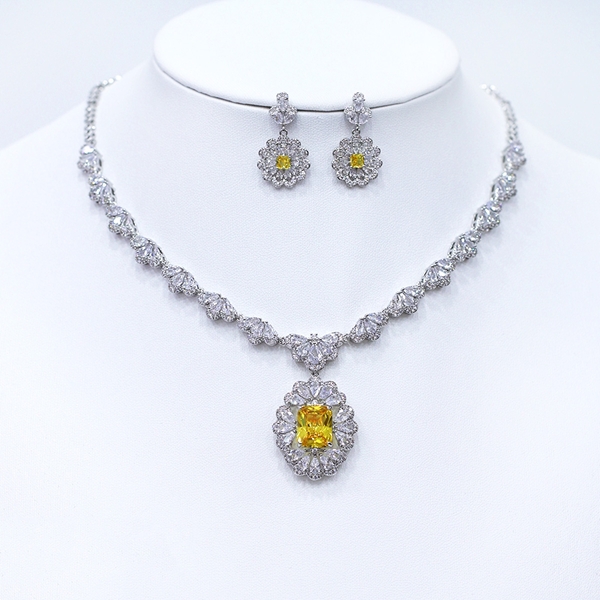 Picture of Staple Big Yellow 2 Piece Jewelry Set