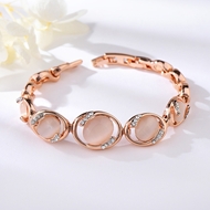 Show details for Rose Gold Plated Opal Fashion Bracelet at Great Low Price Show details for Rose Gold Plated Opal Fashion Bracelet at Great Low Price