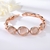 Picture of Rose Gold Plated Opal Fashion Bracelet at Great Low Price