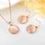 Show details for Classic Zinc Alloy 2 Piece Jewelry Set for Female
