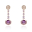 Show details for Irresistible Purple Luxury Dangle Earrings As a Gift
