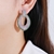 Picture of Bling Big Cubic Zirconia Dangle Earrings