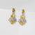 Picture of Fast Selling Yellow Big Dangle Earrings For Your Occasions