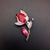 Picture of Impressive Red Flower Brooche Shopping