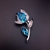 Picture of Hot Selling Blue Big Brooche with Fast Delivery