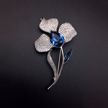 Show details for Copper or Brass Swarovski Element Brooche Online Shopping