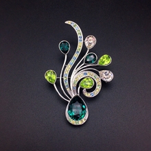 Show details for Bling Big Green Brooche