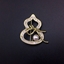 Show details for Medium White Brooche for Female