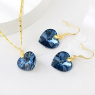 Show details for Bling Medium Copper or Brass 2 Piece Jewelry Set