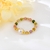 Picture of Hypoallergenic Gold Plated natural stone Fashion Ring with Easy Return