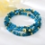 Picture of Purchase Gold Plated Blue Short Chain Necklace with Wow Elements