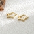 Picture of Good Quality Small Star Small Hoop Earrings