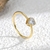Picture of Designer Gold Plated Love & Heart Fashion Ring with Easy Return