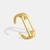 Picture of Bling Delicate Gold Plated Adjustable Ring