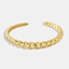 Show details for Chic Delicate Gold Plated Cuff Bangle with SGS/ISO Certification