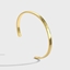 Show details for Wholesale Gold Plated Delicate Cuff Bangle with No-Risk Return