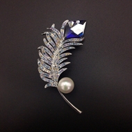 Show details for Popular Swarovski Element Flowers & Plants Brooche