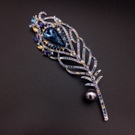 Show details for Recommended Platinum Plated Flowers & Plants Brooche From Reliable Factory