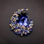 Show details for Bling Big Platinum Plated Brooche