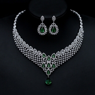 Show details for Staple Big Cubic Zirconia 2 Piece Jewelry Set