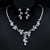 Picture of New Season White Flowers & Plants 2 Piece Jewelry Set for Female
