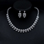Show details for Unique Cubic Zirconia Luxury 2 Piece Jewelry Set