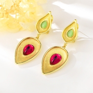 Show details for Best Opal Zinc Alloy Dangle Earrings
