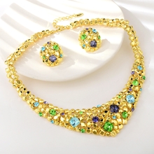 Show details for Stylish Big Colorful 2 Piece Jewelry Set