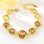 Show details for Eye-Catching Orange Artificial Crystal Fashion Bracelet with Member Discount