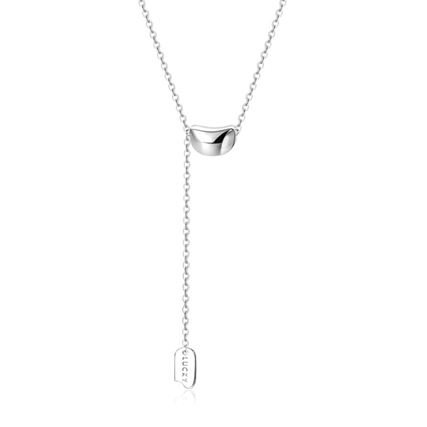Picture of Brand New Platinum Plated 999 Sterling Silver Pendant Necklace with SGS/ISO Certification