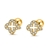 Picture of Sparkling Small Cubic Zirconia Stud Earrings