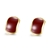 Picture of Staple Enamel Red Stud Earrings