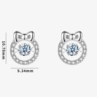 Picture of Unusual Small Cubic Zirconia Stud Earrings